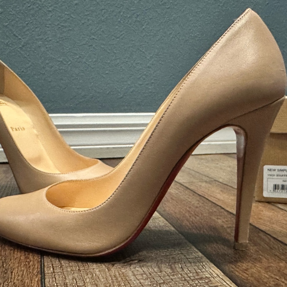 christian louboutin size 41 (US size 9) tan - Picture 7 of 11